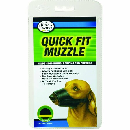 FOUR PAWS Walk About Quick Fit Dog Muzzle 100203674